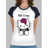 shirt for girls hello creepy