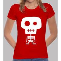 shirt manga short skeleton girl