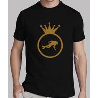 shirt man diving, black