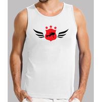 shirt diving man sleeveless white