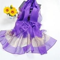 Shawls Silk/Polyester Solid Color Casual/Wedding Shawls/Scarves(More Colors)