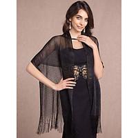 shawls stoles terylene blackbrownwhitechampagnecloverorangegraycandy p ...