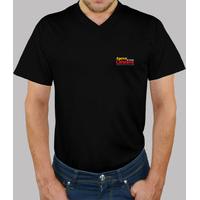 shirt man short sleeve v neck