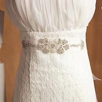 Shinny Wedding Belts Crystal Rhinestone Bridal Belts Wedding Accessories Gorgeous Wedding Sashes