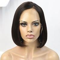 Short Cut Bob Human Hair Lace Front Wig 8Inch 150% Density