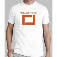 shirt manga white short guy / orange logo