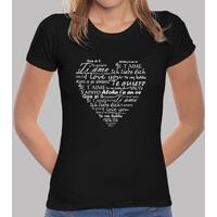 shirt i love you in different languages