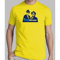 shirt blues brothers silhouettes and letters
