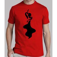 shirt guy flamenco dancer silhouette