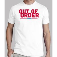 shirt out of order | white