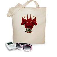 shopping bag - fire and blood