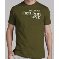 shirt pirates life | green