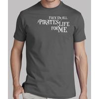 shirt pirates life | gray