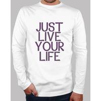 shirt manga long chicojust live your life