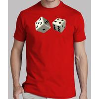 shirt white dice