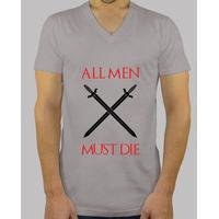 shirt game of thrones: all men must die