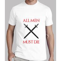 shirt game of thrones: all men must die