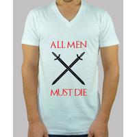 shirt game of thrones: all men must die