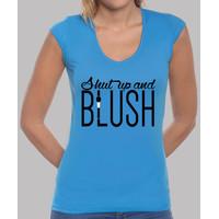 shut up and blush