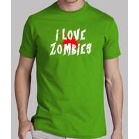 shirt i love zombies