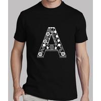 shirt with the letter a. ethnic noael