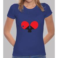 shirt table tennis woman royal blue top quality