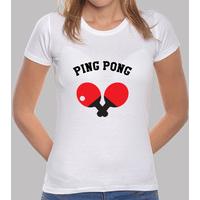 shirt table tennis woman, white, top quality