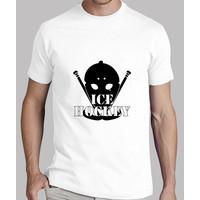 shirt hockey man, white, top quality