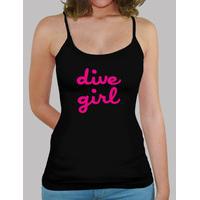 shirt diving woman strap black