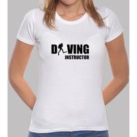 shirt diving woman, white, top quality