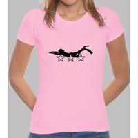 shirt diving woman pink top quality