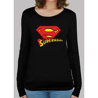 shirt manga long girl supermam