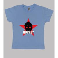 shirt child hockey, short sleeve, heavenly