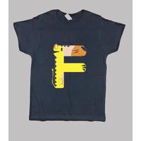 shirt with the letter f