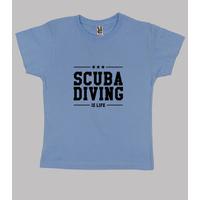 shirt child diving, short sleeve, heavenly