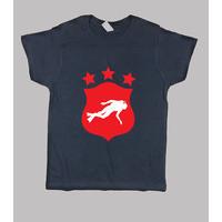 shirt child diving, short sleeve, navy blue