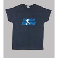 shirt child diving, short sleeve, navy blue