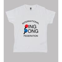 shirt table tennis child, short sleeve, white