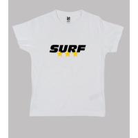 shirt child surfing, short sleeve, white