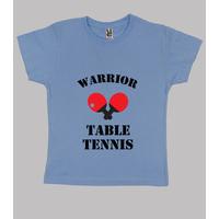 shirt child table tennis, short sleeve, heavenly