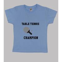 shirt child table tennis, short sleeve, heavenly