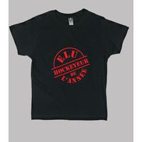 shirt child hockey, short sleeve, black