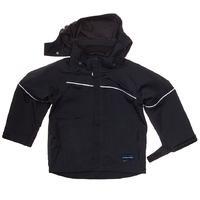 shell jacket black quality kids boys girls