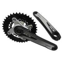 shimano slx m677 10 speed mtb 3824 chainset black aluminium 175mm