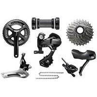 shimano 105 5800 disc brake groupset 5236 1132 black 170mm