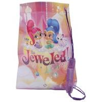 Shimmer and Shine girls character print waterproof material drawstring swim bag - Multicolour