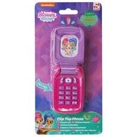Shimmer and Shine kids pink flip top phone toy - Multicolour