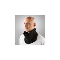 Short neck scarf with Hook and Eye fastener, colour black Coastguard