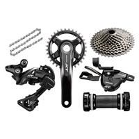 Shimano XT M8000 1 x 11 Transmission Groupset - I-spec II 32T 11/42 | Black - 175mm