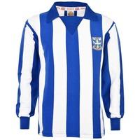 sheffield wednesday 1970s stripe retro football shirt